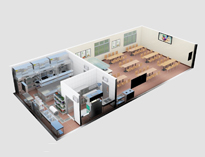 餐饮厨具公司告诉你快餐店水果短视频app功能区如何设计